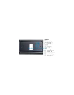 Master 60CML23 Cornice metal.liscio c.fucile