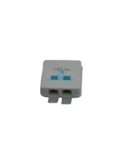 Prise murale Fanton 23942 avec 2 sorties RJ45 8/8, blanche