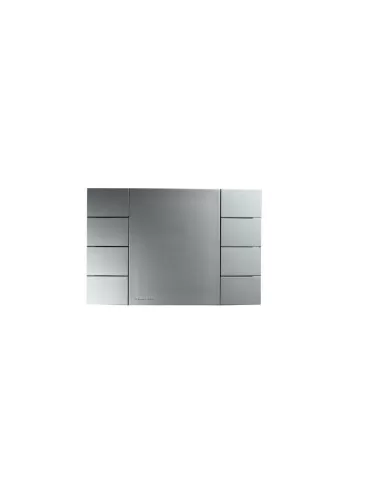 Abb dth4018 plaque de panneau de boutons argentée à 8 touches
