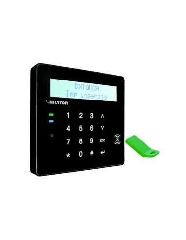 Consola táctil derecha Hiltron dxtouch, rs485, color negro