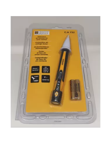 Torche de détection de tension alternative sans contact Amra c a 732