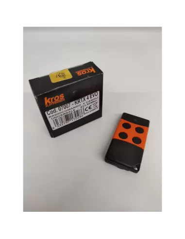 Radiocommande universelle 4 canaux Kros Krtx 4 evo 433,92 MHz