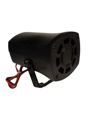 Sirène Lince 374ps3 noire 12 V avec support