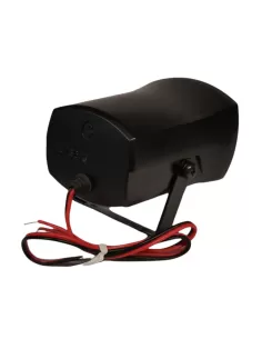 Lince 374ps3 black siren 12v w//bracket 2