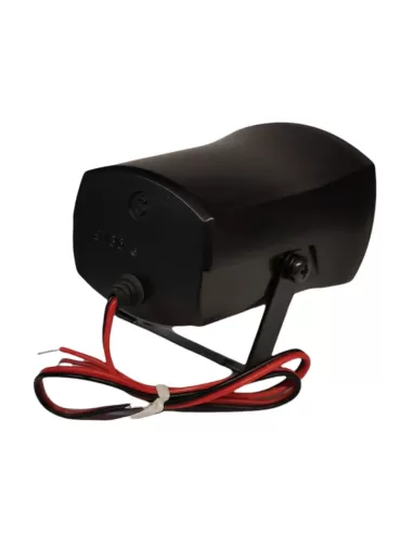 Sirène Lince 374ps3 noire 12 V avec support