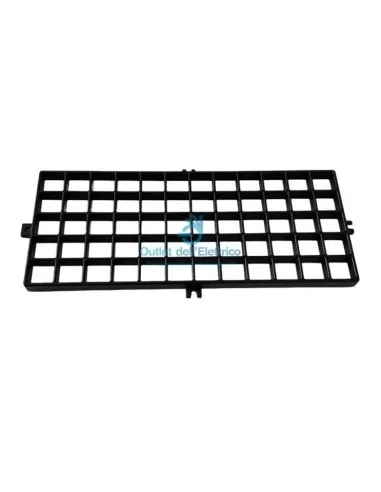 Grille symétrique noire Castaldi D08/GS-N pour bloc D08