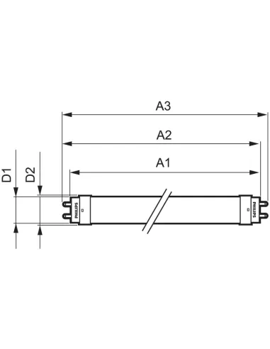 Philips elt2586 corepro ledtube 1500mm 25w 865c