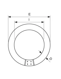 Tube fluorescent circulaire Philips e4084 TL-E 40W/840 2