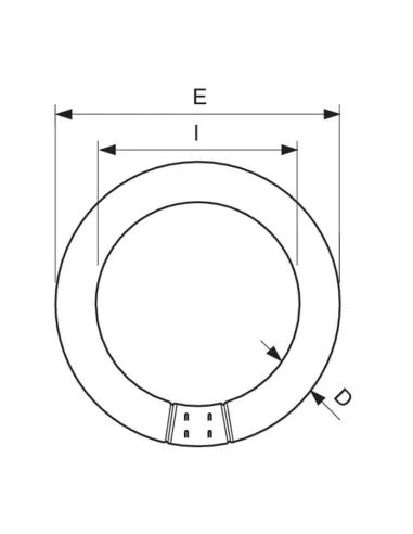 Philips e4084 tubo fluorescente circolare tl-e 40w/840