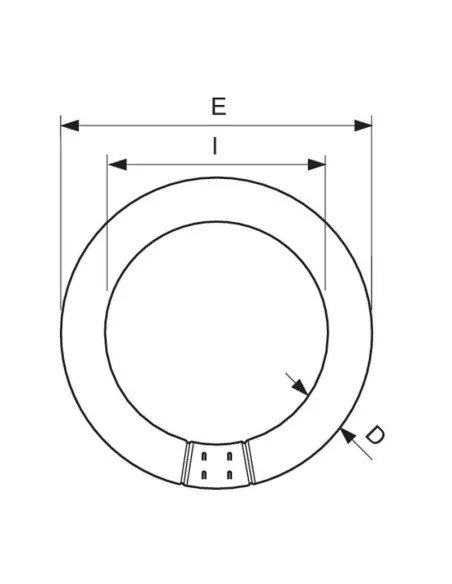 Philips e4084 circular fluorescent tube tl-e 40w/840