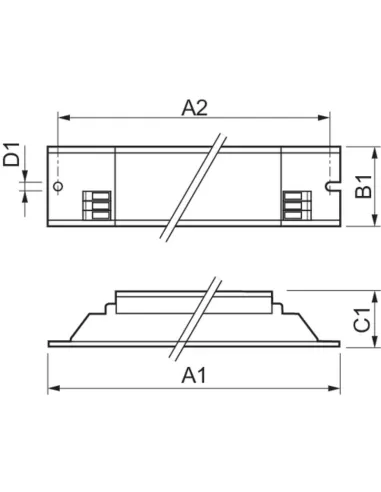 Philips hf2b158 Netzteil hf-b 158 tl-d 1x58w eii 220-240v 50/60hz