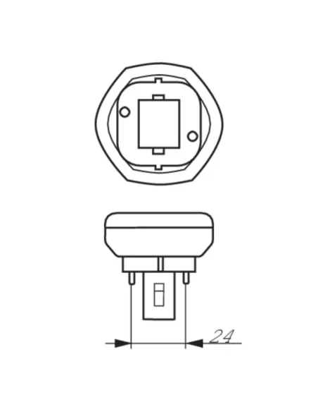 Philips PLTCS1383 maître PL-T 13W/830/2P GX24D-1 2 broches 3000 K