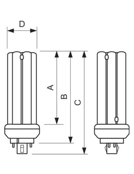 Philips plttop18844p maître pl-t top 18w/840/4p GX24q-2 4 broches 4000?k