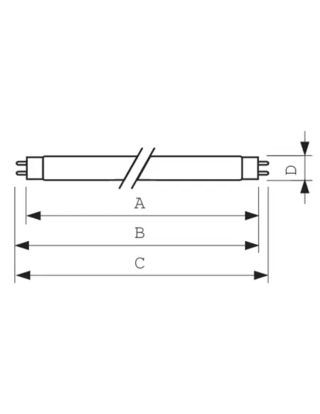 Philips r1884 mst tubo lineare tl-d reflex 18w/840