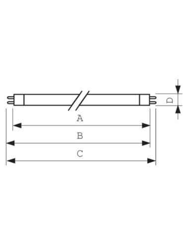 Philips tl53982 master tl5 ho Fluorescent Tube T5 39w/827 2700°k (warm light)