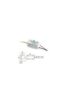 Linea-Leuchte 89169, konvertiert, 24 VDC/12 VDC/12 VAC, 350 mA