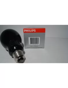 Philips lámpara madera 160w 220-240v e27blacklight azul mlw160
