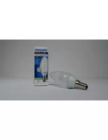 Philips lednove14olf philips olive led candle 2w e14 b35 3000�k frosted lednove14olf