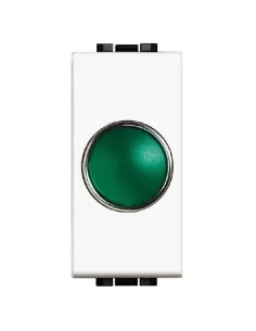Bticino n4371v 1-module green light indicator lamp holder