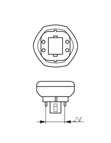 Philips pltcs13834p maître pl-t 13w/830/4p