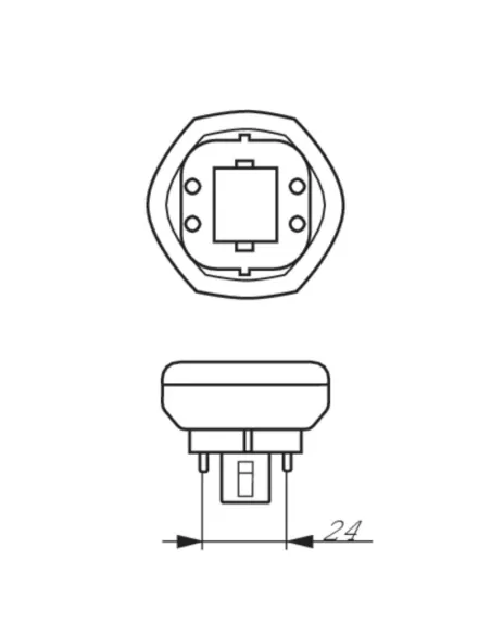 Philips pltcs13834p maître pl-t 13w/830/4p