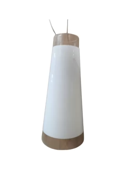 Vistosi spvittogcrni suspension vittoria large white transparent band nickel e27 1x100