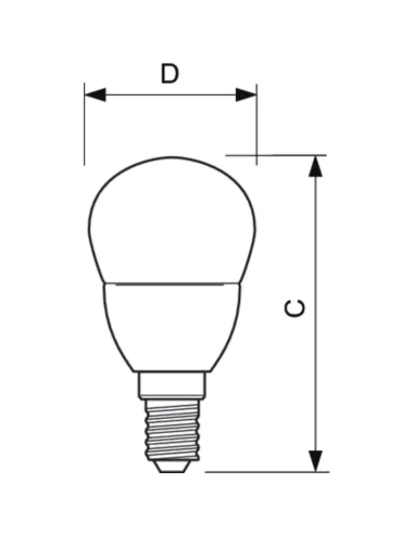 Philips corelus40e14 corepro luster nd 5 5-40w e14 827 p45 fr