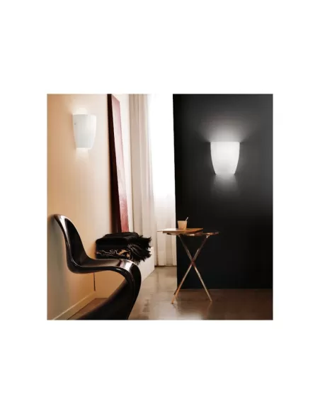 Vistosi applique dafne vetro ambra satinato r7s 100w 220v