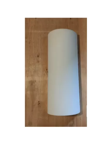 Vistosi Thor 22 BC wall lamp, white glass, 1x60W E27