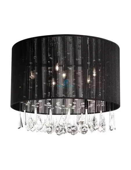 Plafonnier Philips Kandi noir 6 x 40 W 230 V