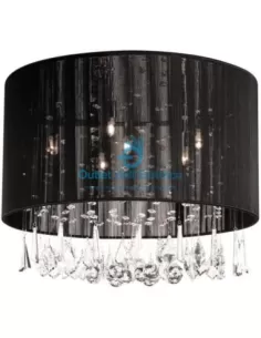 Plafonnier Philips Kandi noir 6 x 40 W 230 V 2