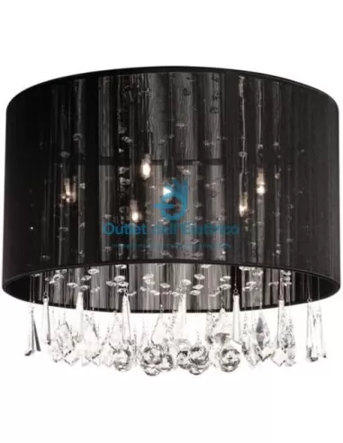 Philips 369763010 Kandi Deckenleuchte schwarz 6x40w 230v