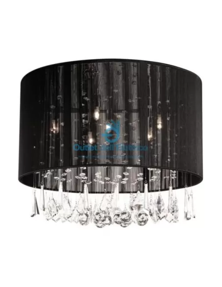 Plafonnier Philips Kandi noir 6 x 40 W 230 V