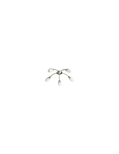 Philips 509951710 usagi lámpara de araña acero cepillado 5x9w e14