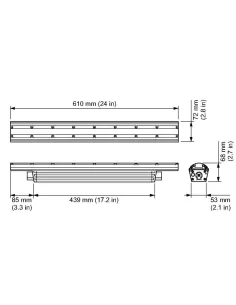 Philips Colorgraze QLX Powercore Projecteur mural extérieur LED 2