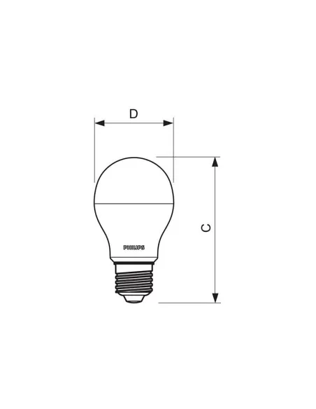 Philips corepro ledbulb 7 5-48w e27 3000?k