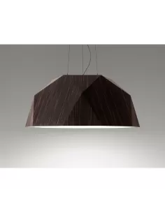 Fabbian d81a0148 crio suspension small dark ebony d 57.2 cm e27 5x18w