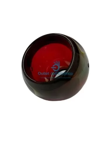 Verre de remplacement Fabbian VD57A01 03 pour Beluga diam. 92 rouge