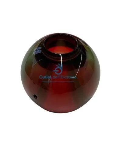 Verre de remplacement Fabbian VD57A01 03 pour Beluga diam. 92 rouge