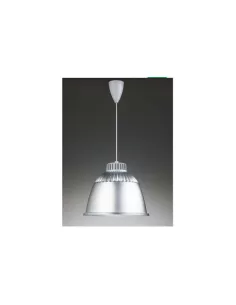 Leg 45005 trendy suspension transparent dome striped aluminum e27 150w tess cable gray 2