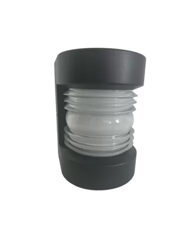 Bega 2877 applique 100w e27 ip55 nero c/lente ottica 28x20x20cm (hxlxp)