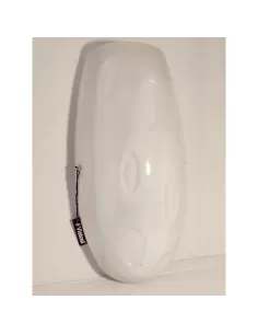Vistosi mármol'aplique blanco/plata/níquel cristal 1x70w e27 2