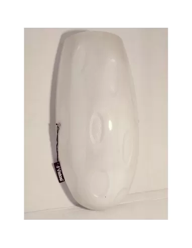 Vistosi marble'wall lamp white/silver/nickel glass 1x70w e27