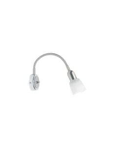 Aplique tulipán latón cristal azul claro 1x50w 230v//12v 2
