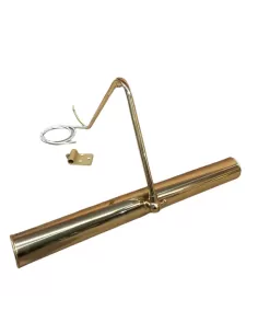 Lanzini 1038 lampada quadro//specchio oro 2x40w e14 fissa a scomparsa