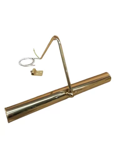 Lanzini 1038 gold mirror/picture lamp 2x40w e14 fixed concealed