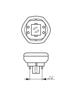 Ampoule basse consommation Philips MASTER PL-T 4 broches 56 W GX24q-5 Blanc froid 2