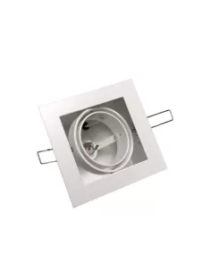 Flos S201501 Topazio Einbaustrahler mit weißem Rahmen
