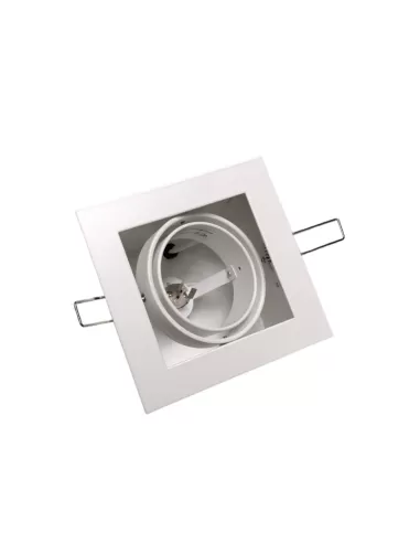 Flos S201501 Spot encastrable Topazio avec cadre blanc