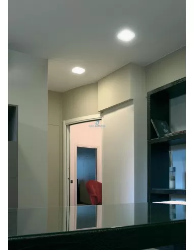 Buzzi & Buzzi 6177.00 Zoom incasso quadro 2x42w bianco